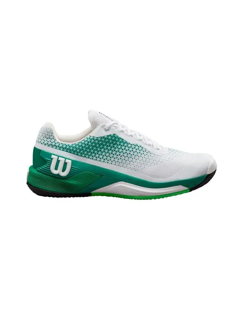 Wilson Rush Pro 4.0 Clay Blanco Verde | Ofertas de pádel